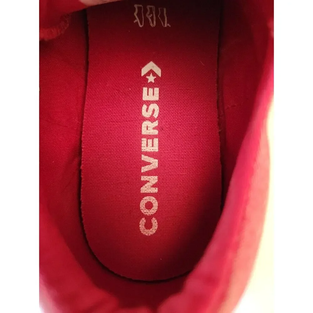 Converse Allstars Shoes Gym Red Gold White 560690C Womens 10 Fast Ship